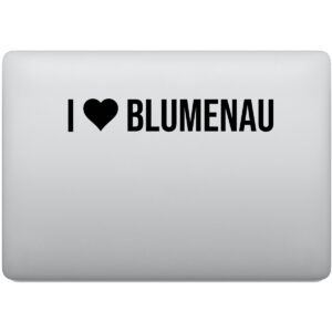 Adesivo de Notebook Eu amo Blumenau - I Love Blumenau