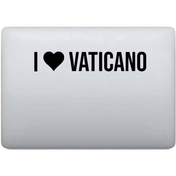Adesivo de Notebook Eu Amo Vaticano I Love Vaticano
