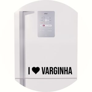 Adesivo de Casa Eu amo Varginha - I Love Varginha