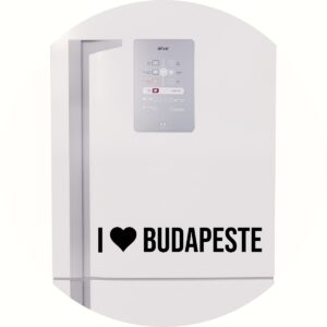 Adesivo de Casa Eu Amo Budapeste I Love Budapeste