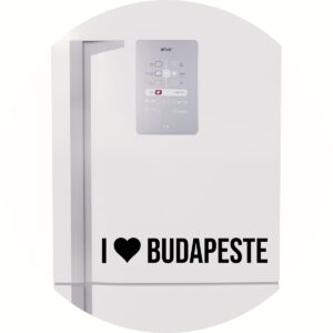 Adesivo de Casa Eu Amo Budapeste - I Love Budapeste