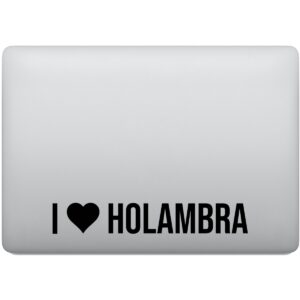 Adesivo de Notebook Eu amo Holambra - I Love Holambra