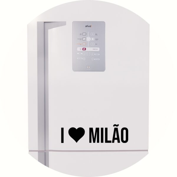 Adesivo de Casa Eu Amo Milão - I Love Milão