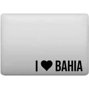 Adesivo de Notebook Eu amo Bahia - I Love BA