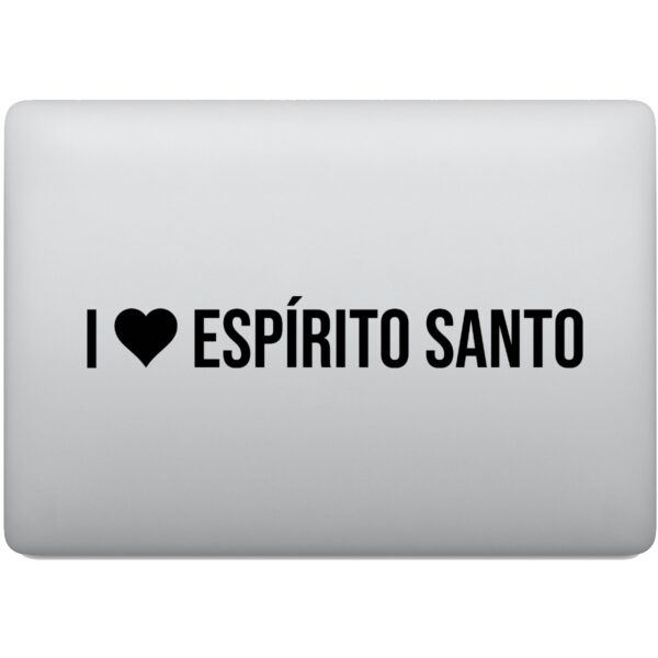 Adesivo de Notebook Eu amo Espírito Santo - I Love ES