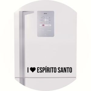 Adesivo de Casa Eu amo Espírito Santo - I Love ES