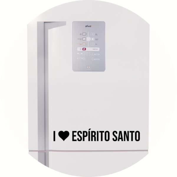 Adesivo de Casa Eu amo Espírito Santo - I Love ES