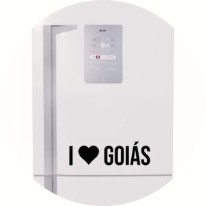 Adesivo de Casa Eu amo Góias - I Love GO