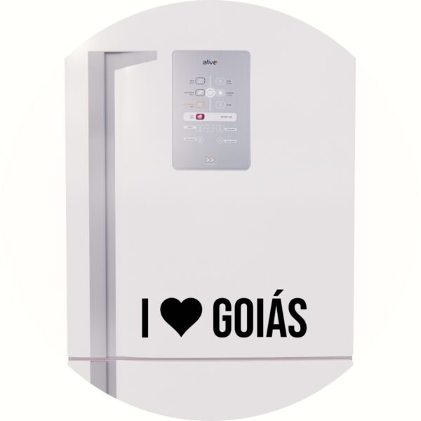 Adesivo de Casa Eu amo Góias - I Love GO
