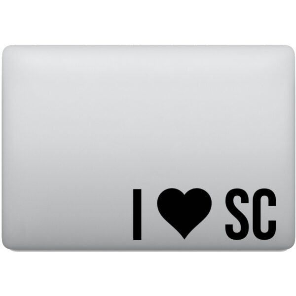 Adesivo de Notebook Eu amo Santa Catarina - I Love SC