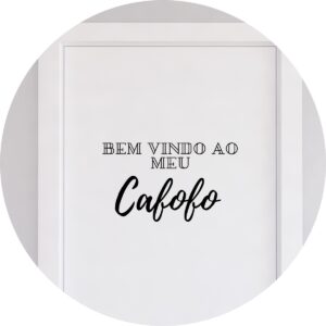 Adesivo de Casa Bem Vindo ao Meu Cafofo