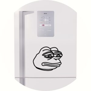Adesivo de Casa Meme Sapo Pepe Triste
