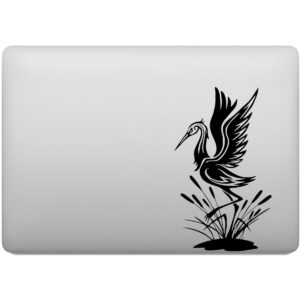 Adesivo de Notebook Garça Heron na Natureza