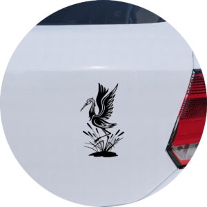 Adesivo de Carro Garça Pelicano Ave na Natureza