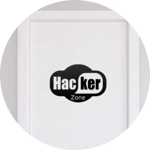 Adesivo de Casa Hacker Zone