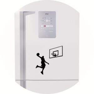 Adesivo de Casa Basquete Enterrada Atleta