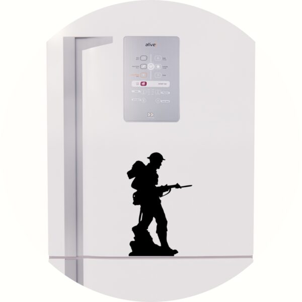 Adesivo de Casa Perfil Soldado Britânico