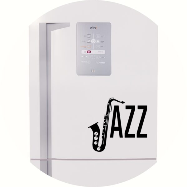 Adesivo de Casa Jazz Saxofone Música Sax
