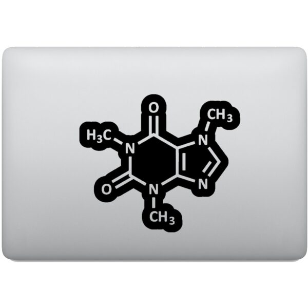 Adesivo de Notebook Fórmula Química do Café