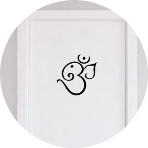 Adesivo de Casa Elefante Om Mantra