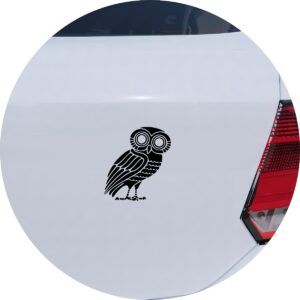 Adesivo de Carro Minerva Coruja de Atena