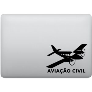 Adesivo de Notebook Aviação Civil Seneca