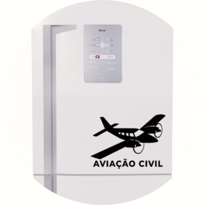 Adesivo de Casa Seneca Piloto Aviação Civil
