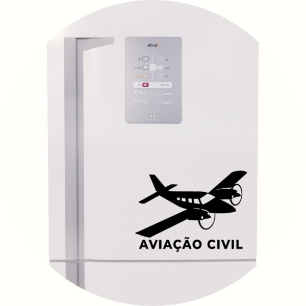 Adesivo de Casa Seneca Piloto Aviação Civil
