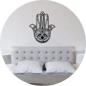Adesivo de Casa Hamsá Mão de Fátima