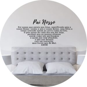Adesivo de Casa Pai Nosso Oração