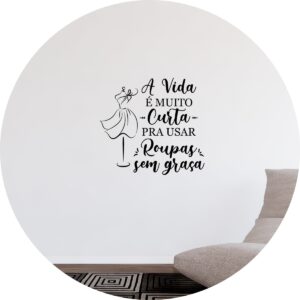 Adesivo de Casa Decorativo Loja De Roupas