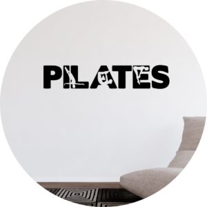Adesivo de Casa Pilates Exercícios Yoga