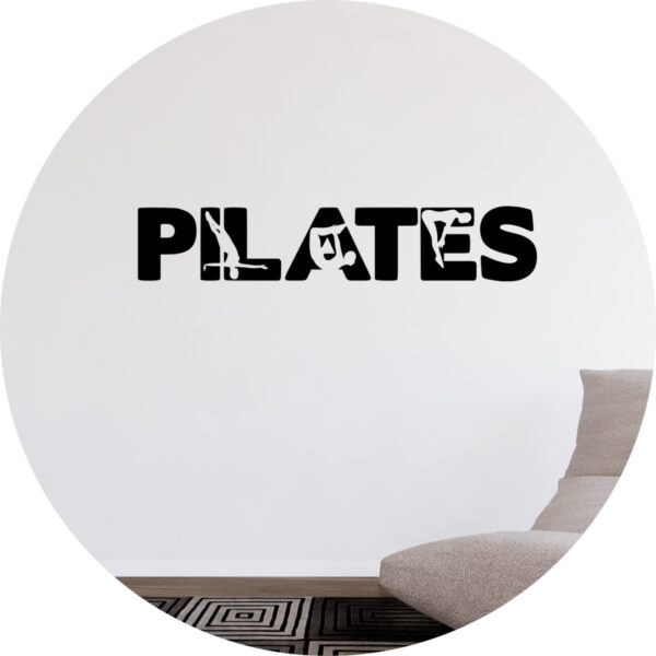 Adesivo de Casa Pilates Exercícios Yoga