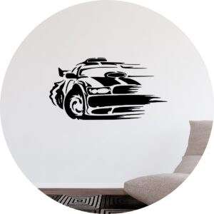 Adesivo de Casa Decorativo Carro Fazendo Drift