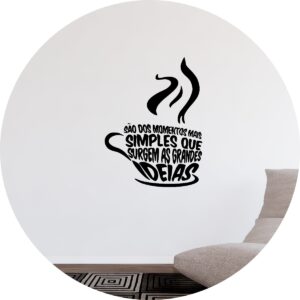 Adesivo de Casa Momentos Simples saem Grandes Idéias