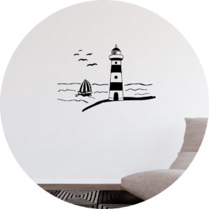 Farol Mar e Barco