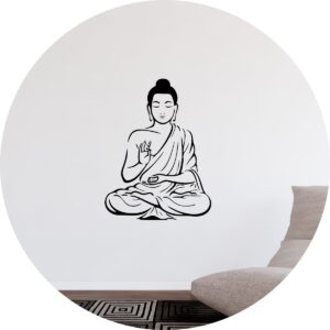 Adesivo de Casa Buda Meditação