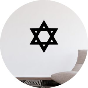 Adesivo de Casa Estrela De Davi
