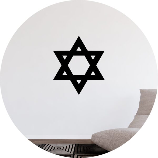 Adesivo de Casa Estrela De Davi
