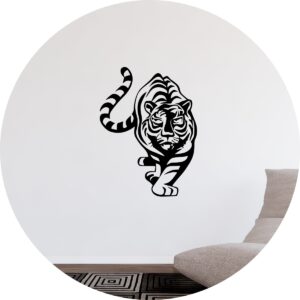 Adesivo de Casa Tigre à Espreita Caçando