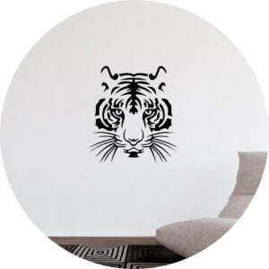 Adesivo de Casa Cabeça Rosto de Tigre