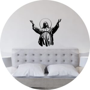 Adesivo de Casa Jesus Cristo Abençoando