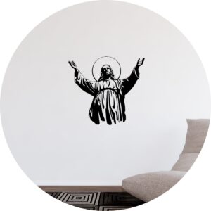 Adesivo de Casa Jesus Cristo Abençoando