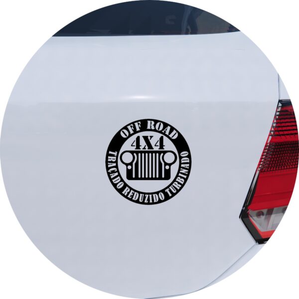 Adesivo de Carro Jipeiro Off Road 4x4