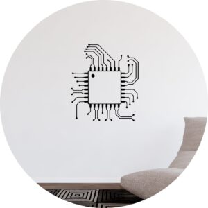 Adesivo de Casa Circuito Microcontrolador