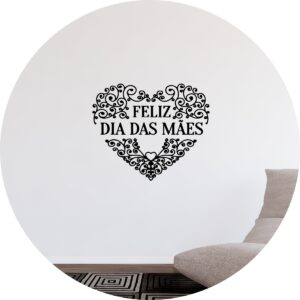 Adesivo de Casa Feliz Dia Das Mães
