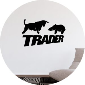 Adesivo de Casa Trader de Ações e Criptomoedas