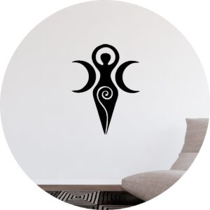 Adesivo de Casa Símbolo Deusa Wicca