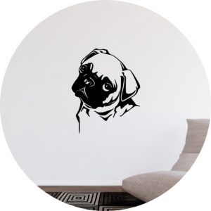 Adesivo de Casa Cachorro Pug