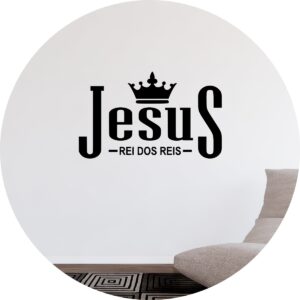 Adesivo de Casa Jesus Rei Dos Reis